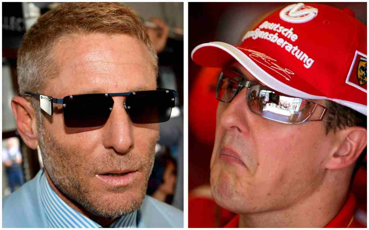 Lapo Elkann Michael Schumacher (Ansa Foto)