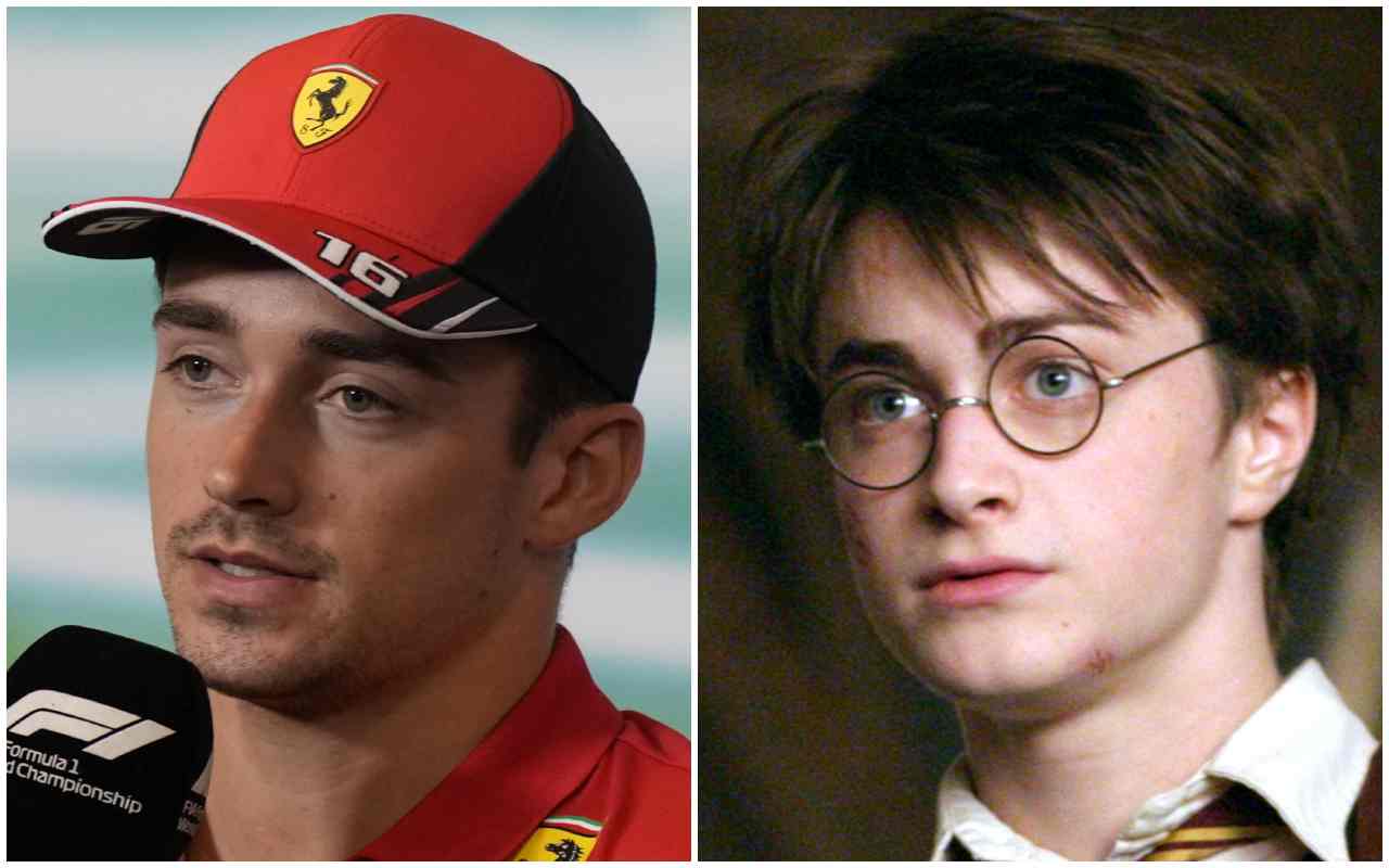 Charles Leclerc e Harry Potter (ANSA)