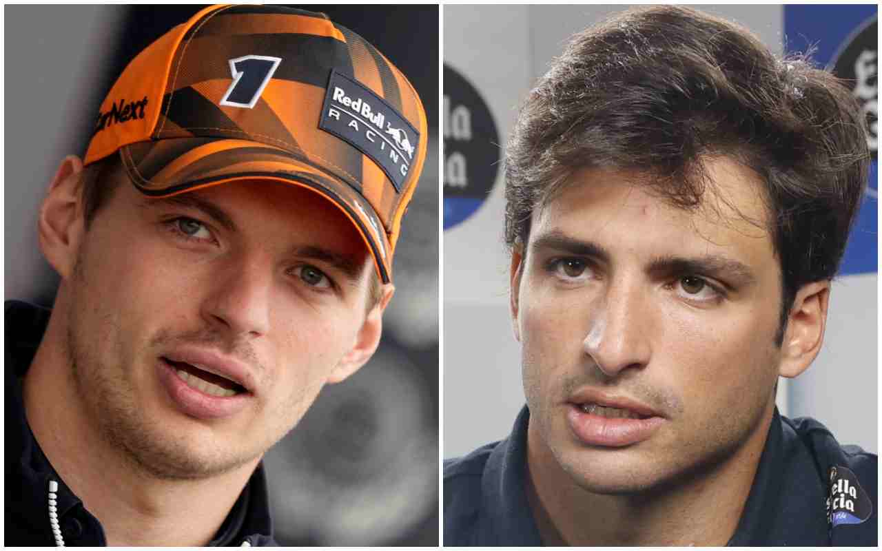 F1 Max Verstappen e Carlos Sainz (ANSA)