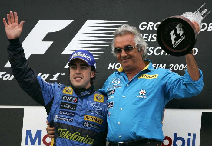 Briatore Alonso 2005