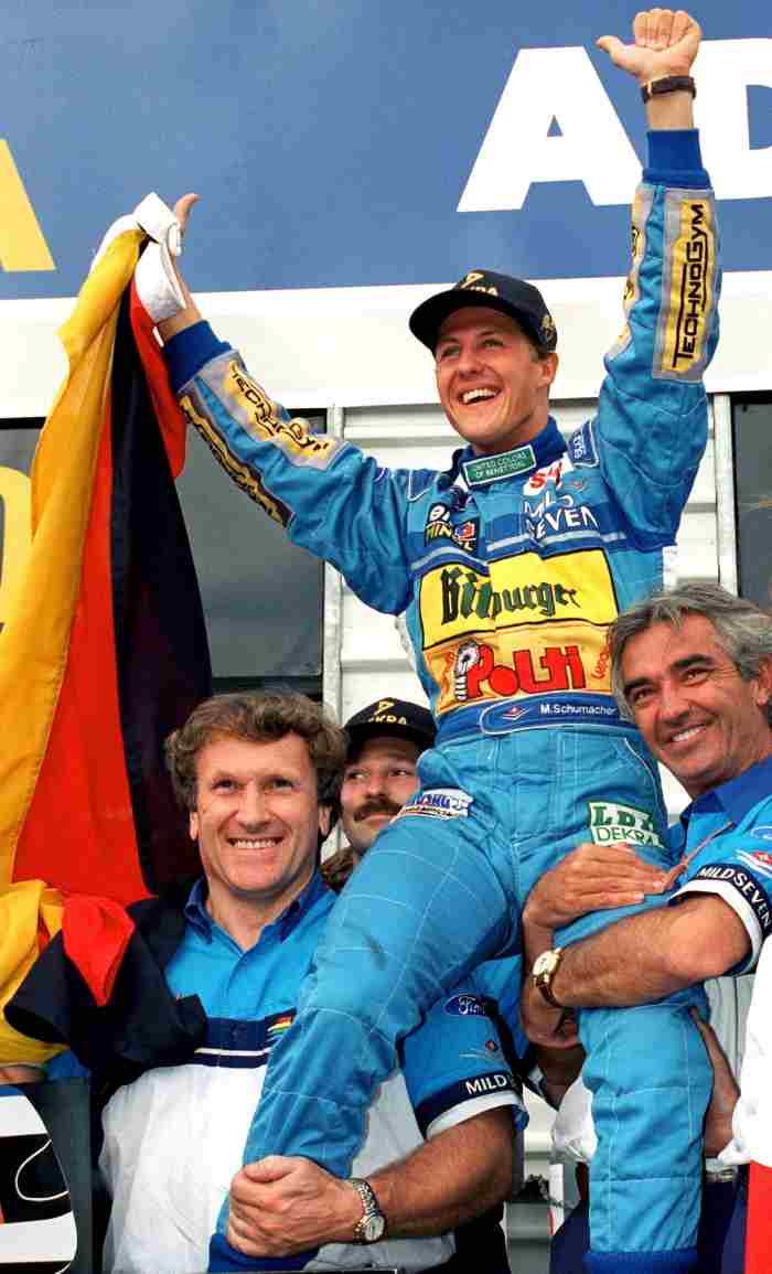 Briatore Schumacher 1994