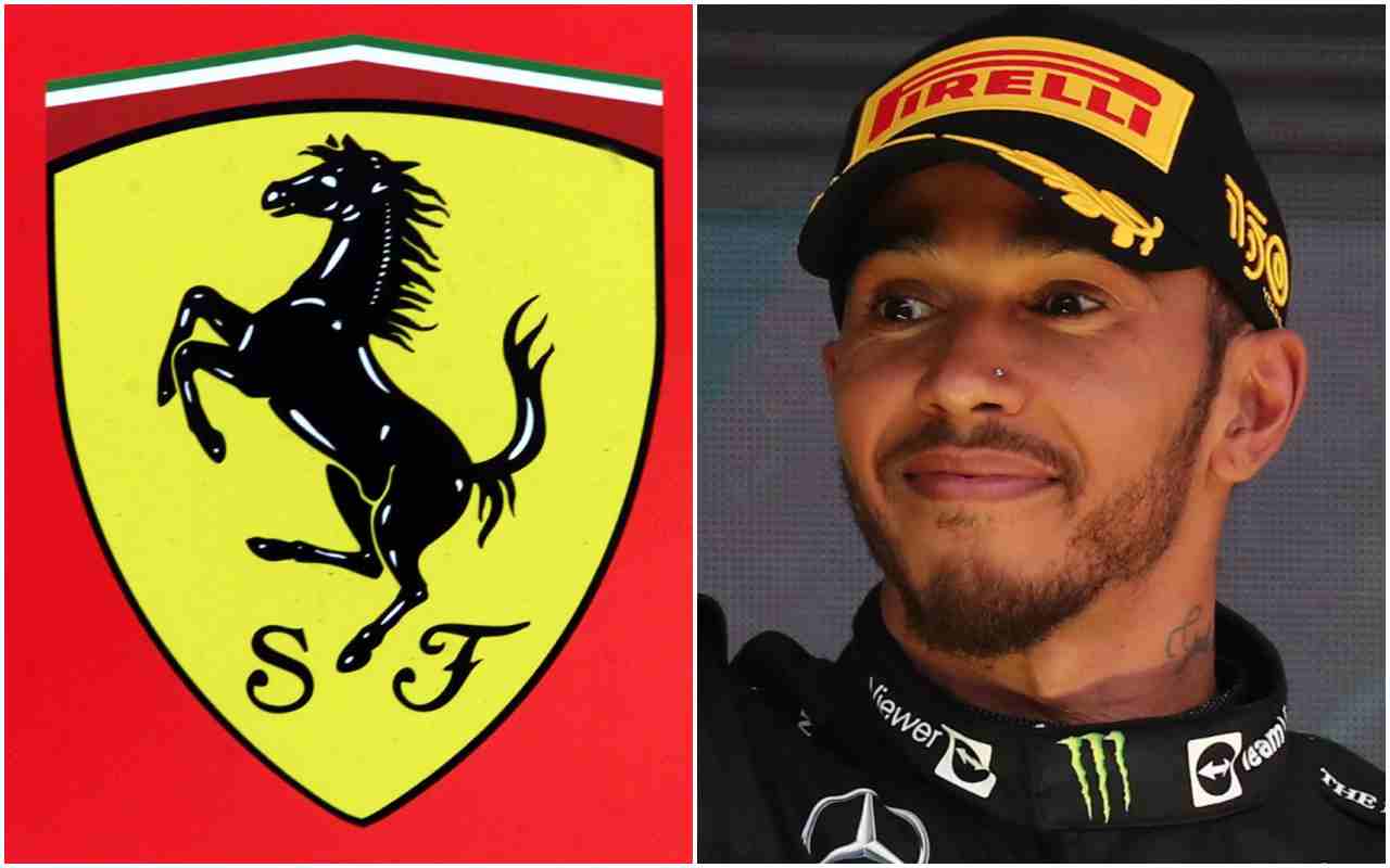 Hamilton e Ferrari (ANSA)