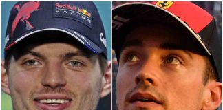 Verstappen Leclerc (Ansa Foto)