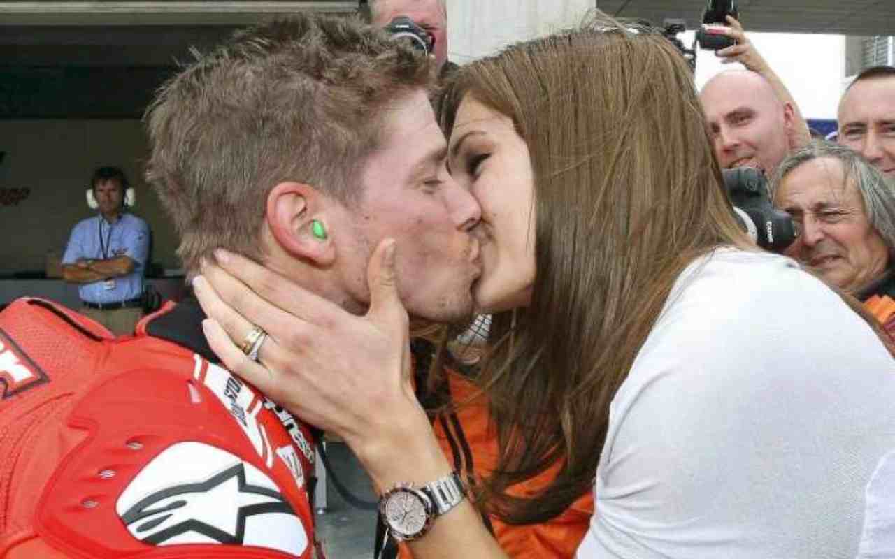 Casey Stoner e Adriana (Ansa Foto)