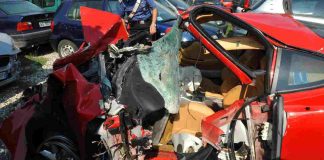 Ferrari incidente