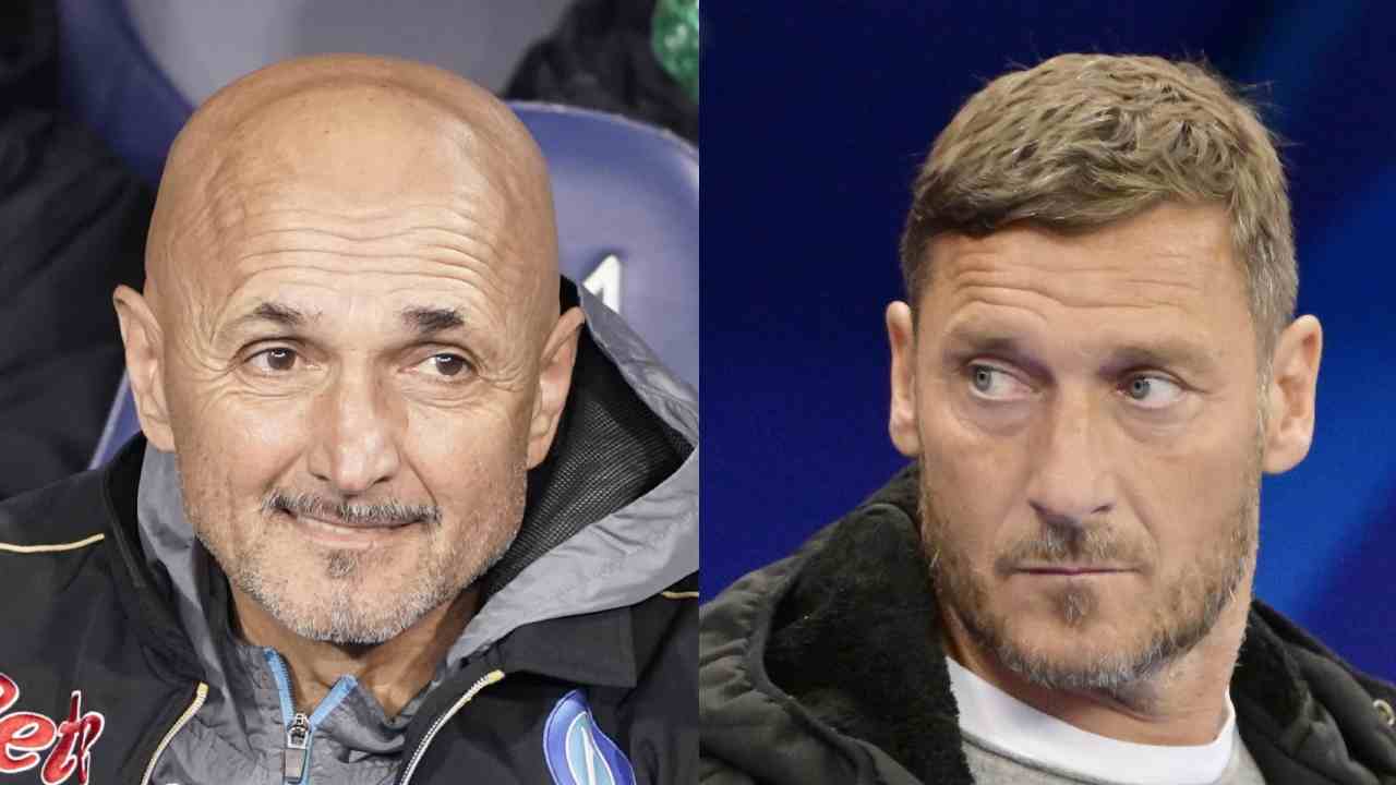 Luciano Spalletti Francesco Totti