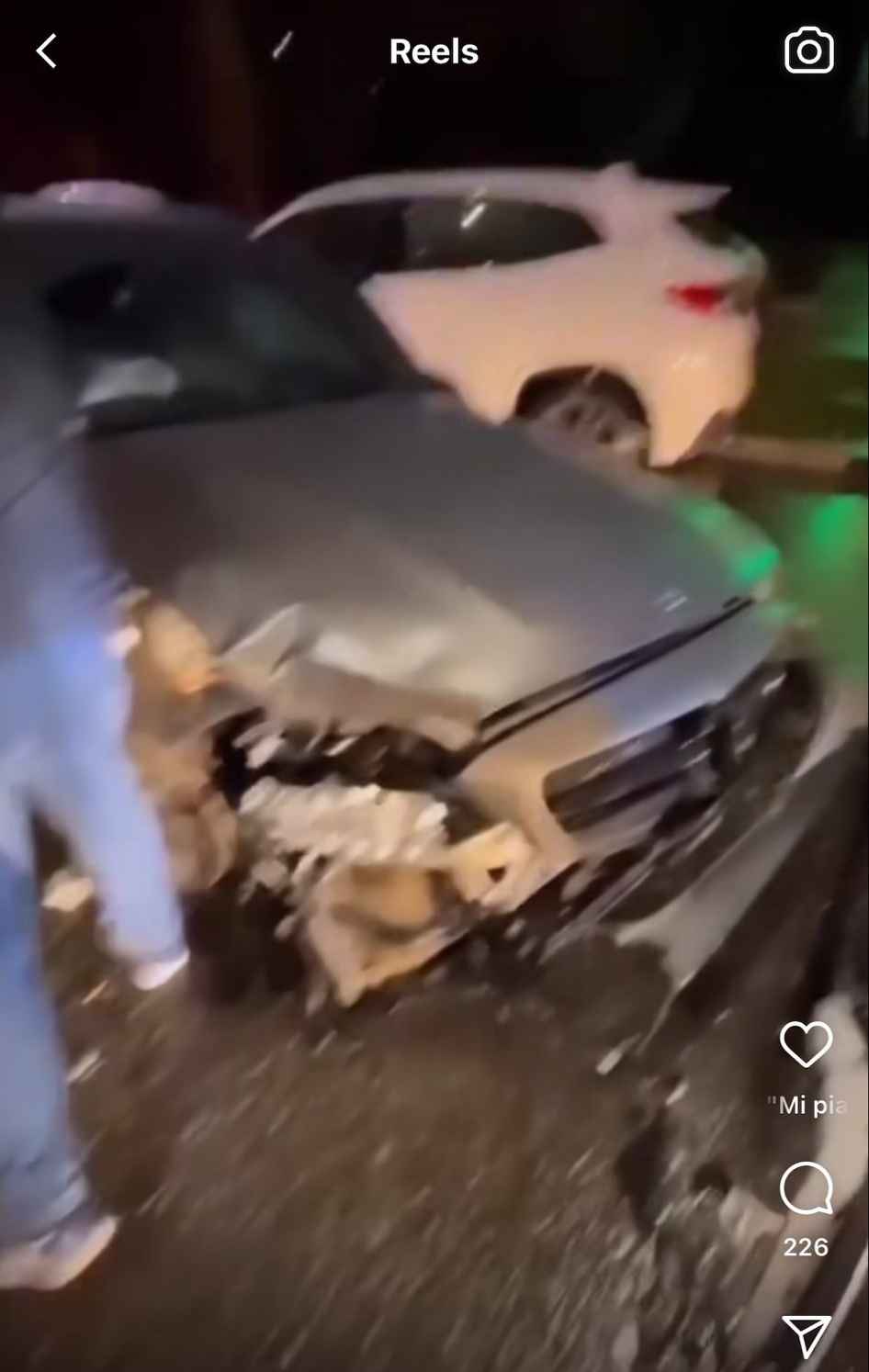 Mercedes incidente