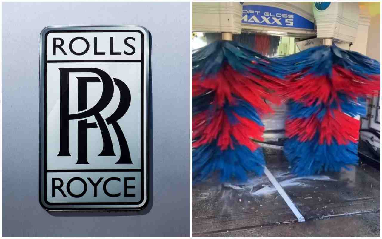 Rolls-Royce destruido por un lavado de autos: las imágenes son escalofriantes