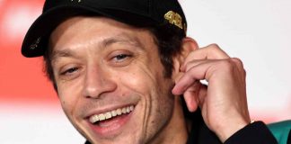 Il nove volte campione del mondo di motociclismo Valentino Rossi (ANSA)