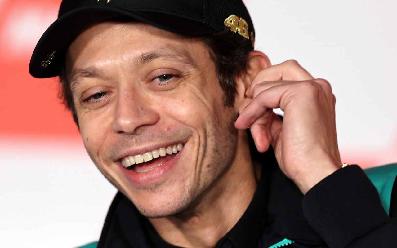 Il nove volte campione del mondo di motociclismo Valentino Rossi (ANSA)