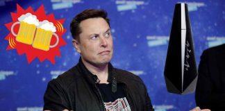 Elon Musk Tesla GigaBier