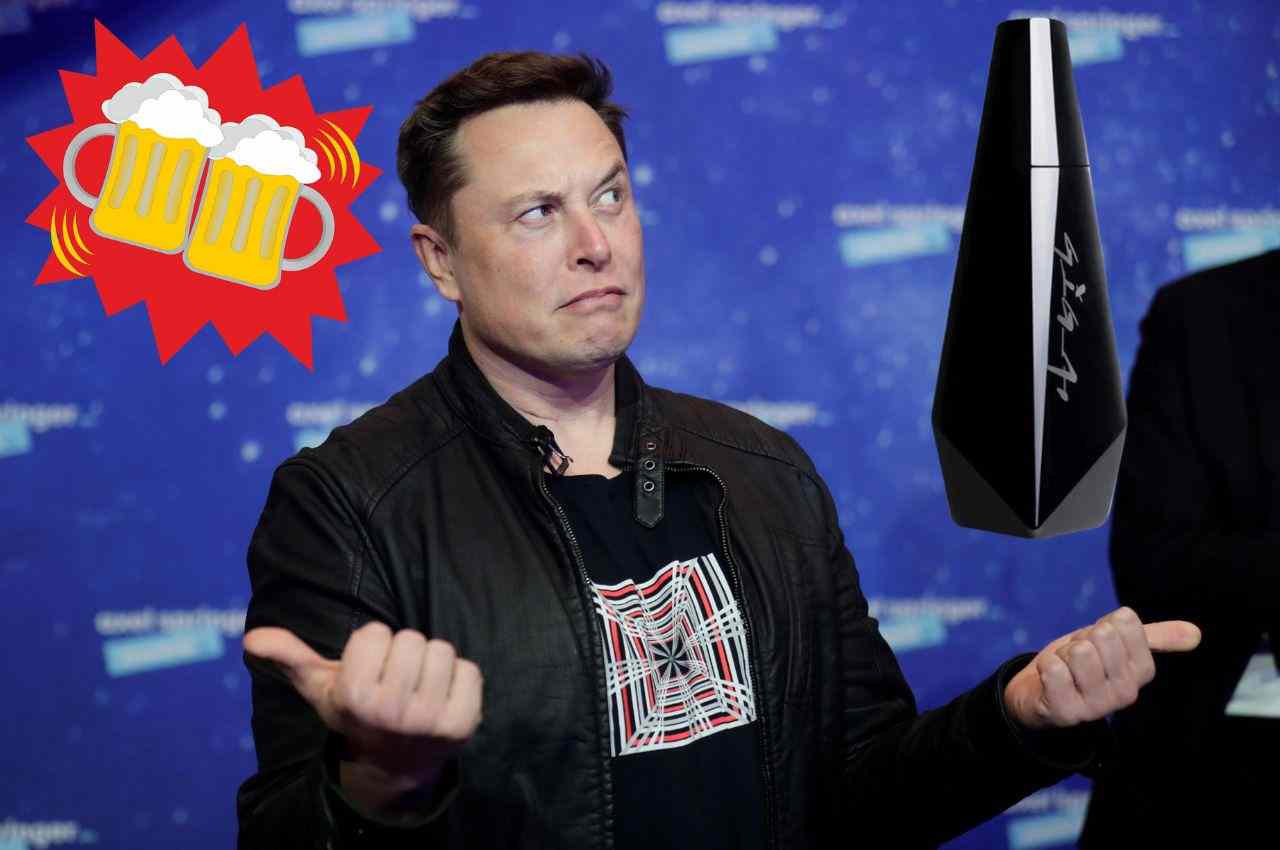 Elon Musk Tesla GigaBier