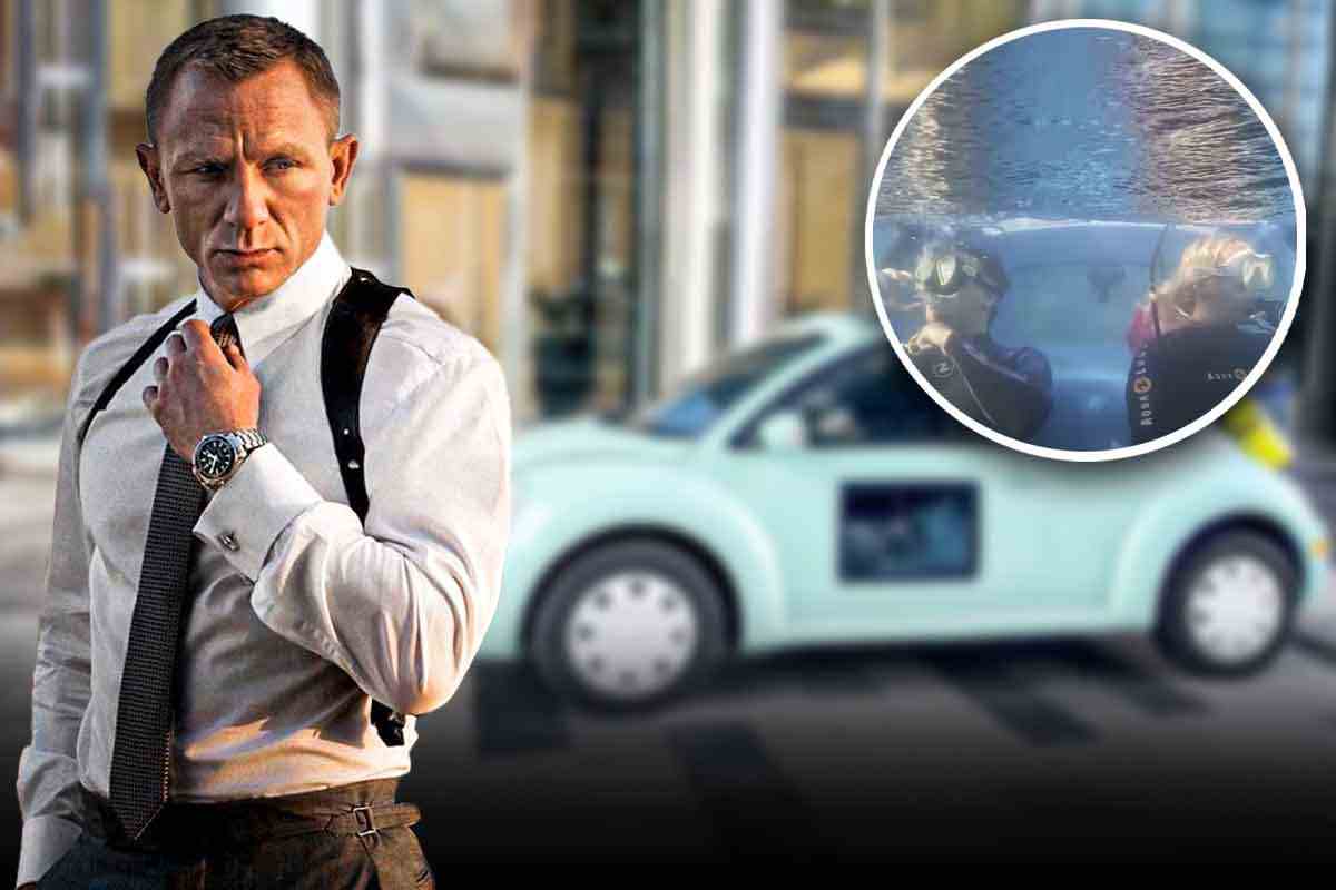 Auto sott'acqua come James Bond