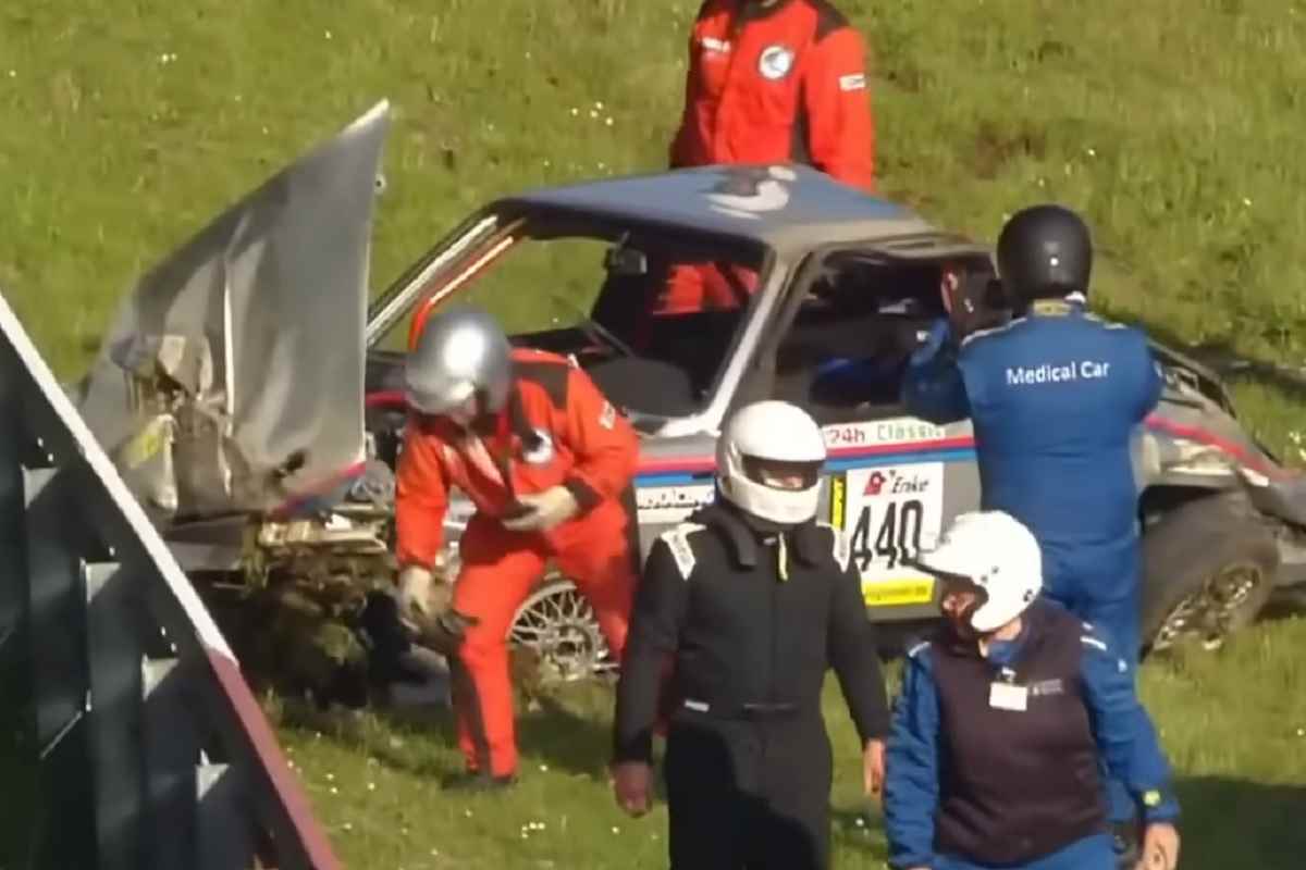 Incidente pauroso alla 24h del Nurburgring