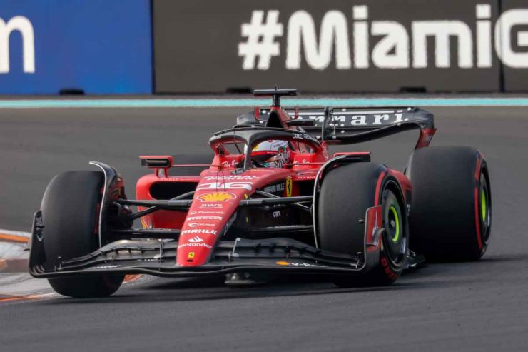 F1 Leclerc sulla Ferrari