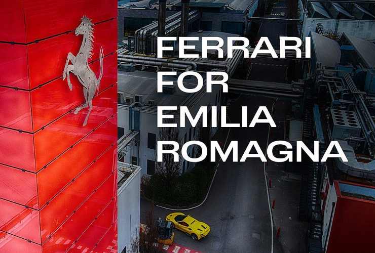 Ferrari scende in campo per l'Emilia Romagna