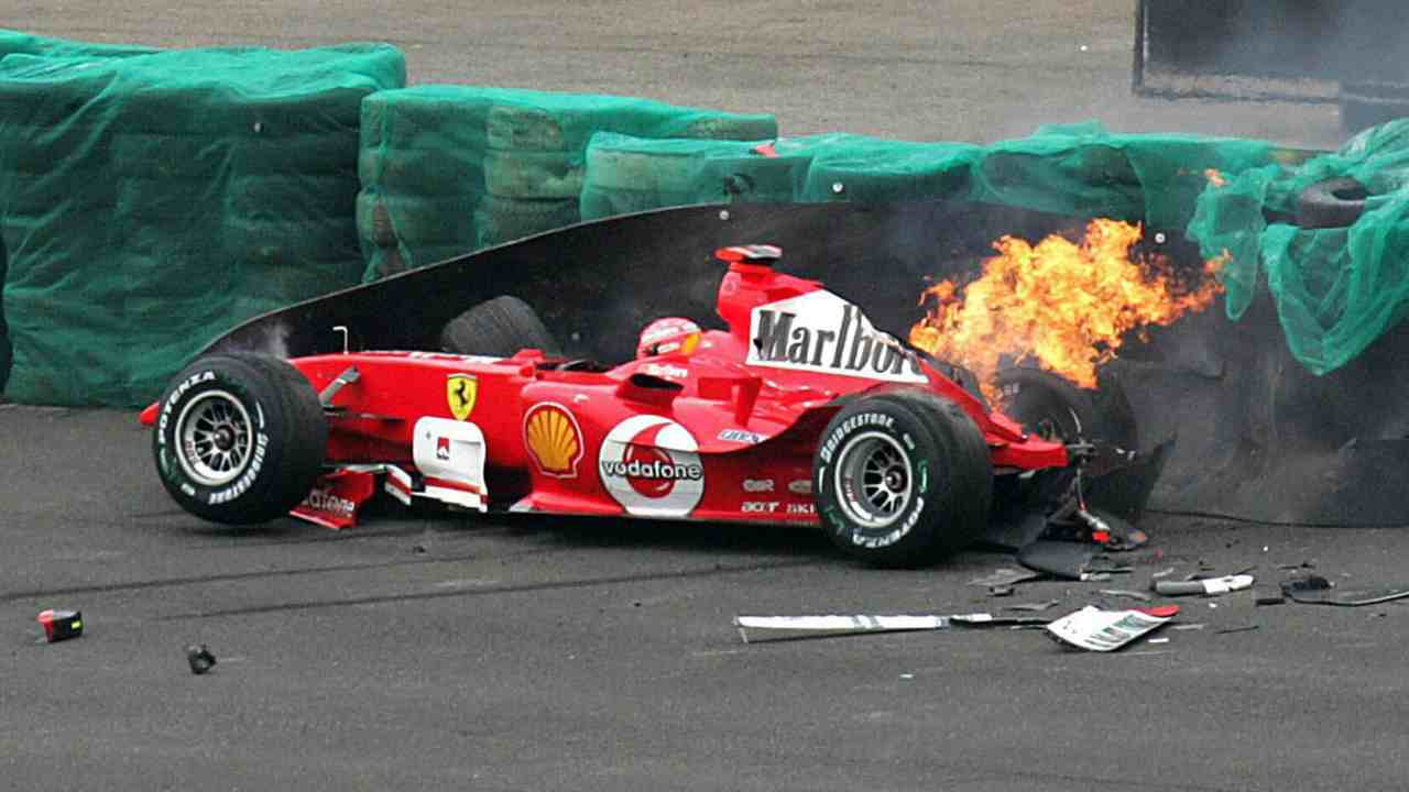 Ferrari incidente fiamme morte Bandini
