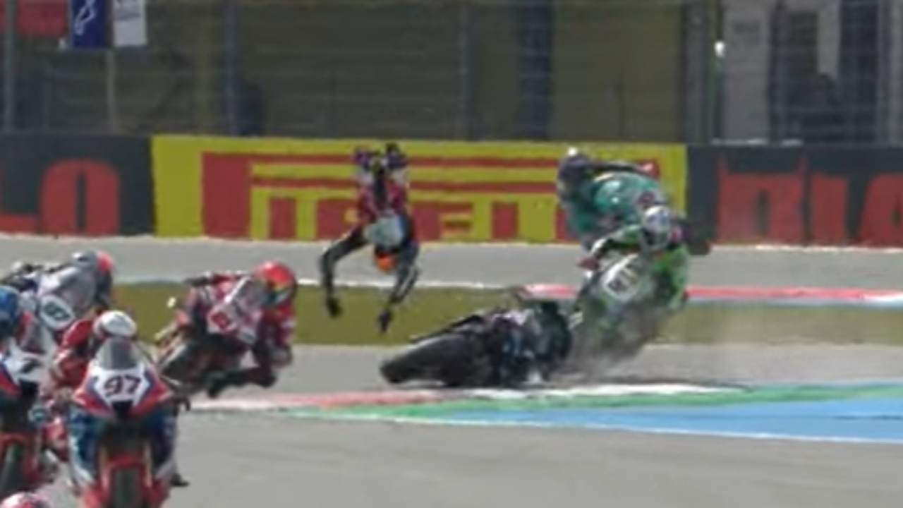 Incidente Van der Mark SBK