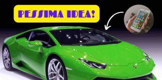 Smartphone in Lambo