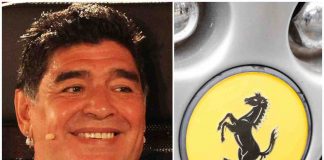 La Ferrari di Maradona era unica come lui