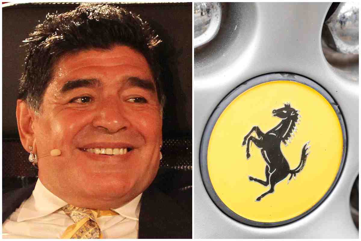 La Ferrari di Maradona era unica come lui