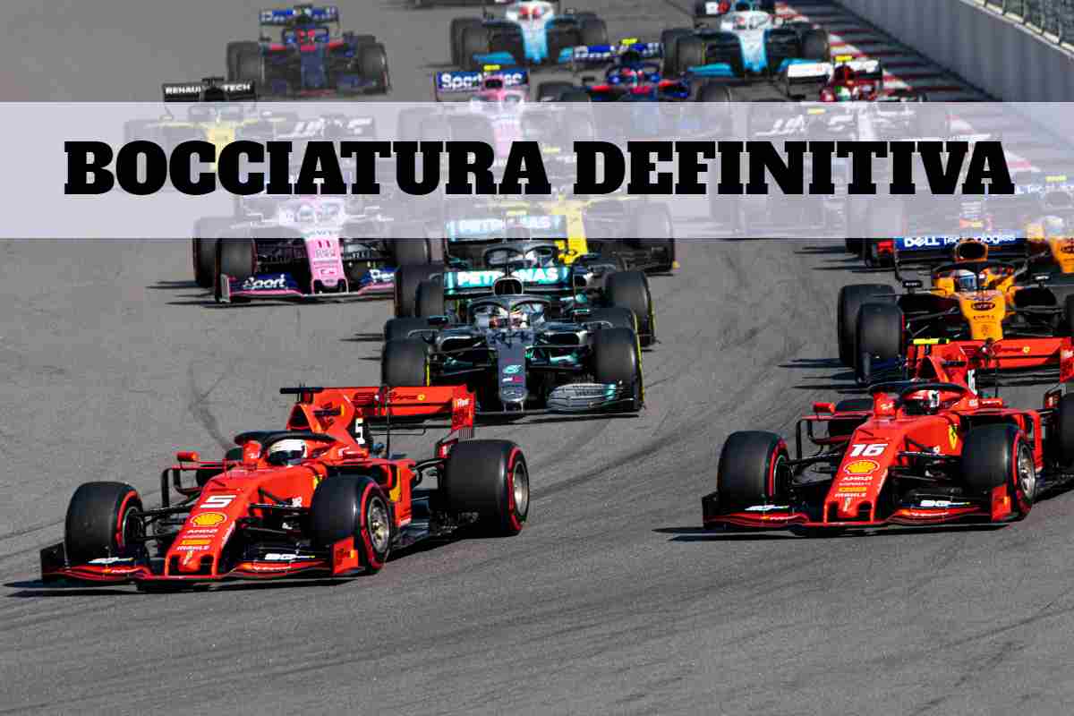 Formula 1 bocciatura definitiva