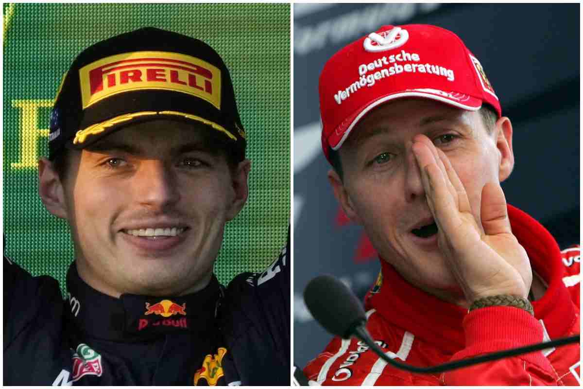 Paragone tra Max Verstappen e Michael Schumacher