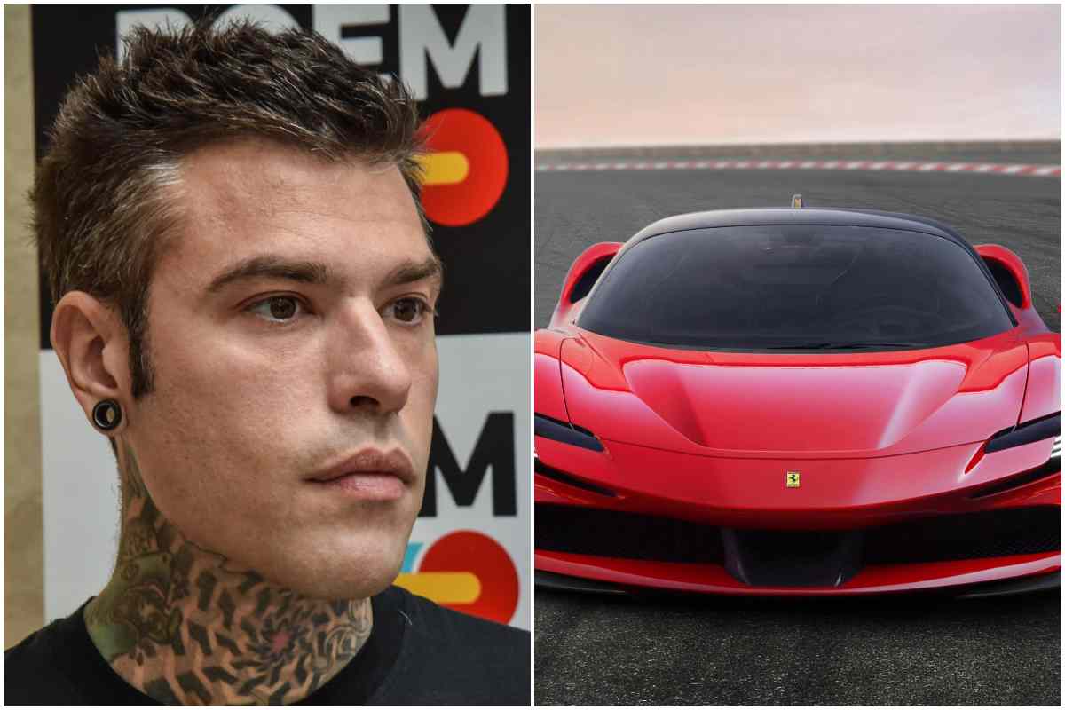 Fedez Ferrari che disastro