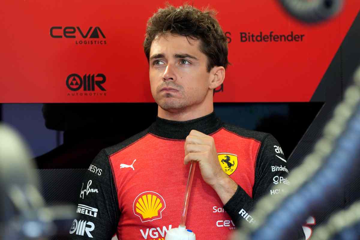 Leclerc gravi problemi in Ferrari
