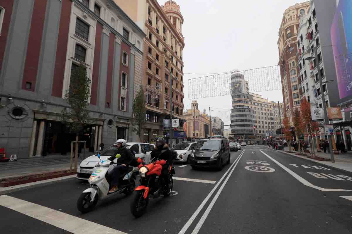Spagna strada Madrid 