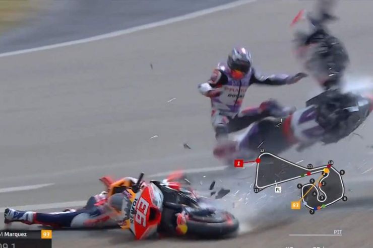 MotoGP Incidente tra Marquez e Zarco