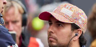 Tegola per Sergio Perez