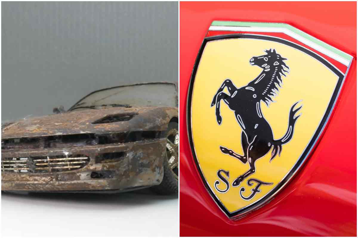 Ferrari rimessa a nuovo