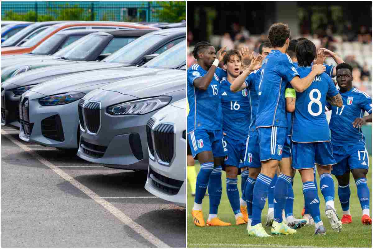 Le auto della Nazionale Under 21