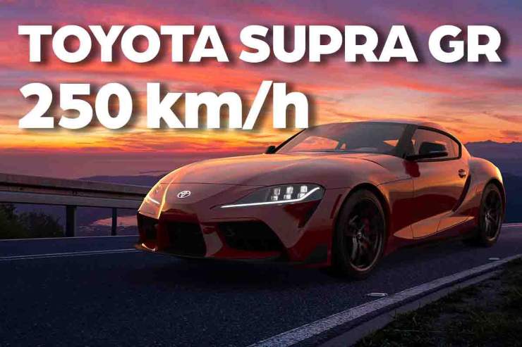 Ecco a quanto arriva la velocità della Toyota Supra GR