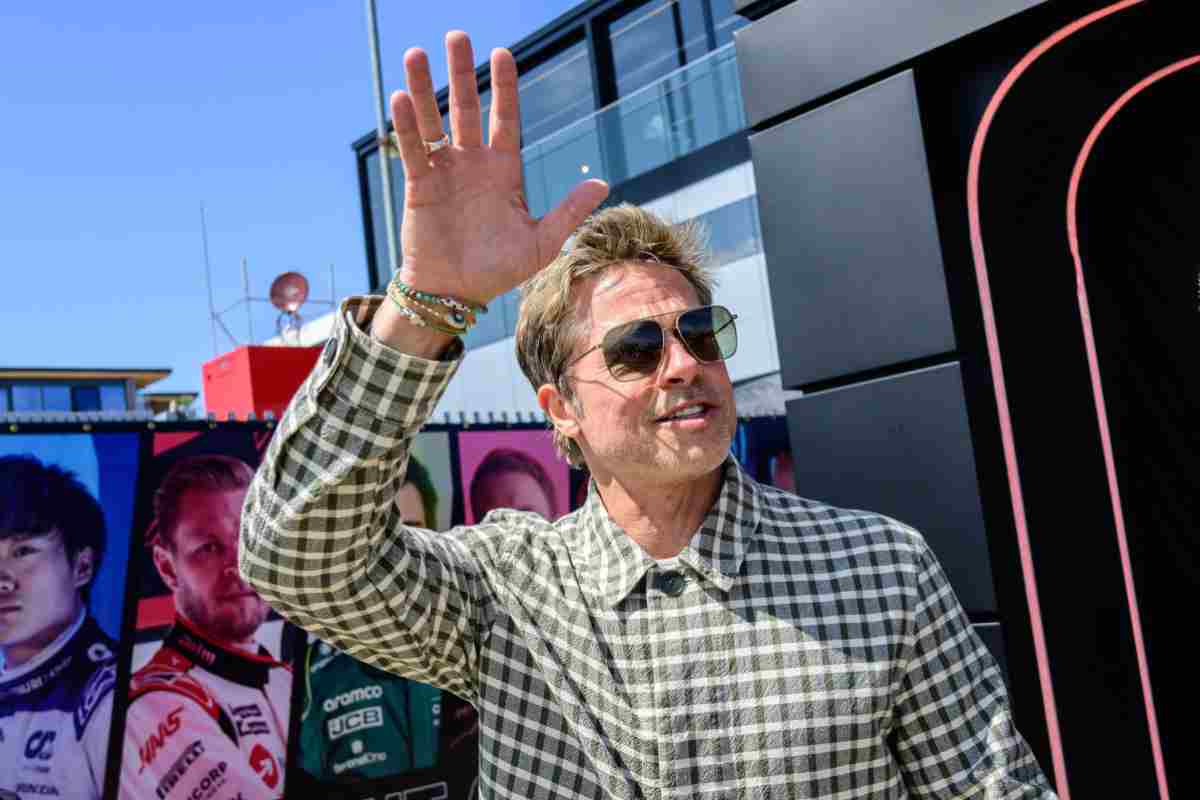 GP Silverstone, in pista gira anche Brad Pitt