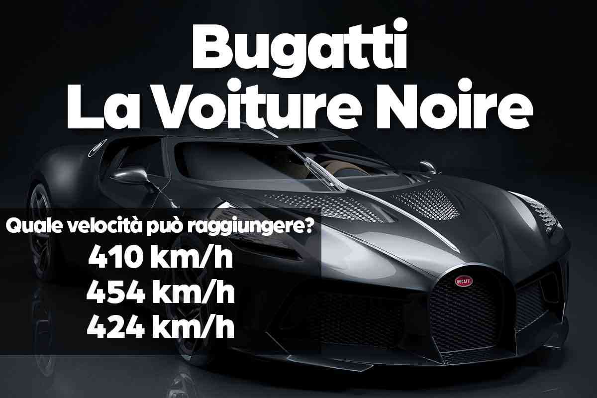 La Bugatti Voiture Noire del 2019