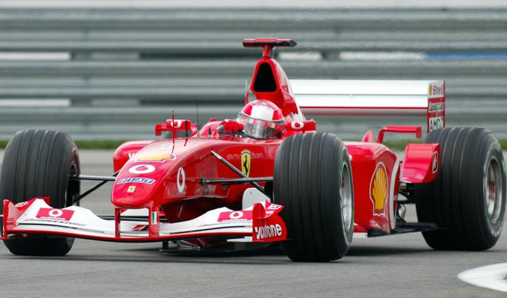 All'asta una Ferrari guidata da Schumacher