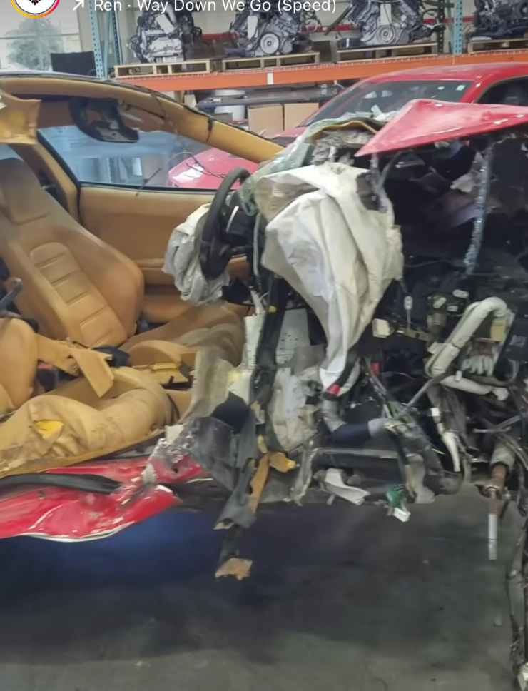 Ferrari Incidente