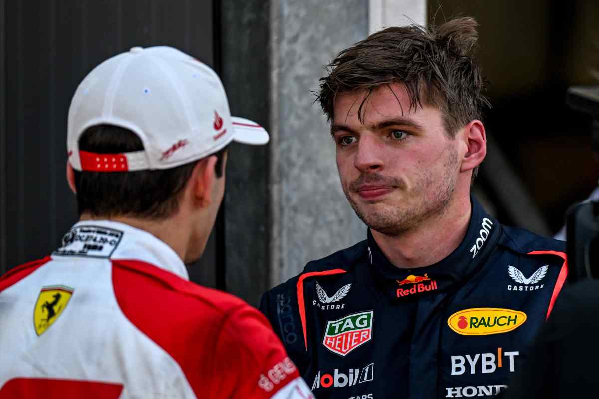 Leclerc e Verstappen a confronto