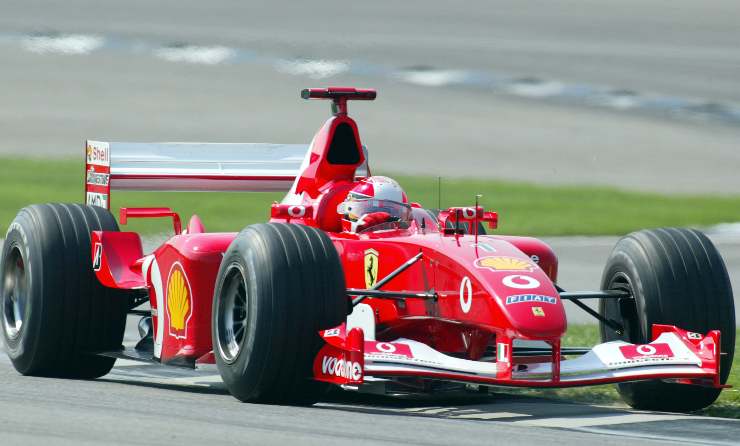 Una Ferrari di Schumacher all'asta