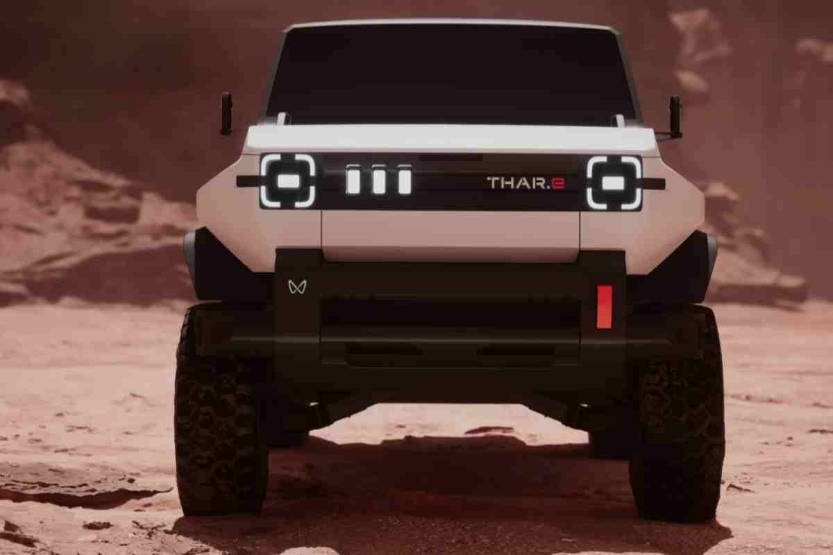 Mahindra Thar e. nuovo fuoristrada elettrico