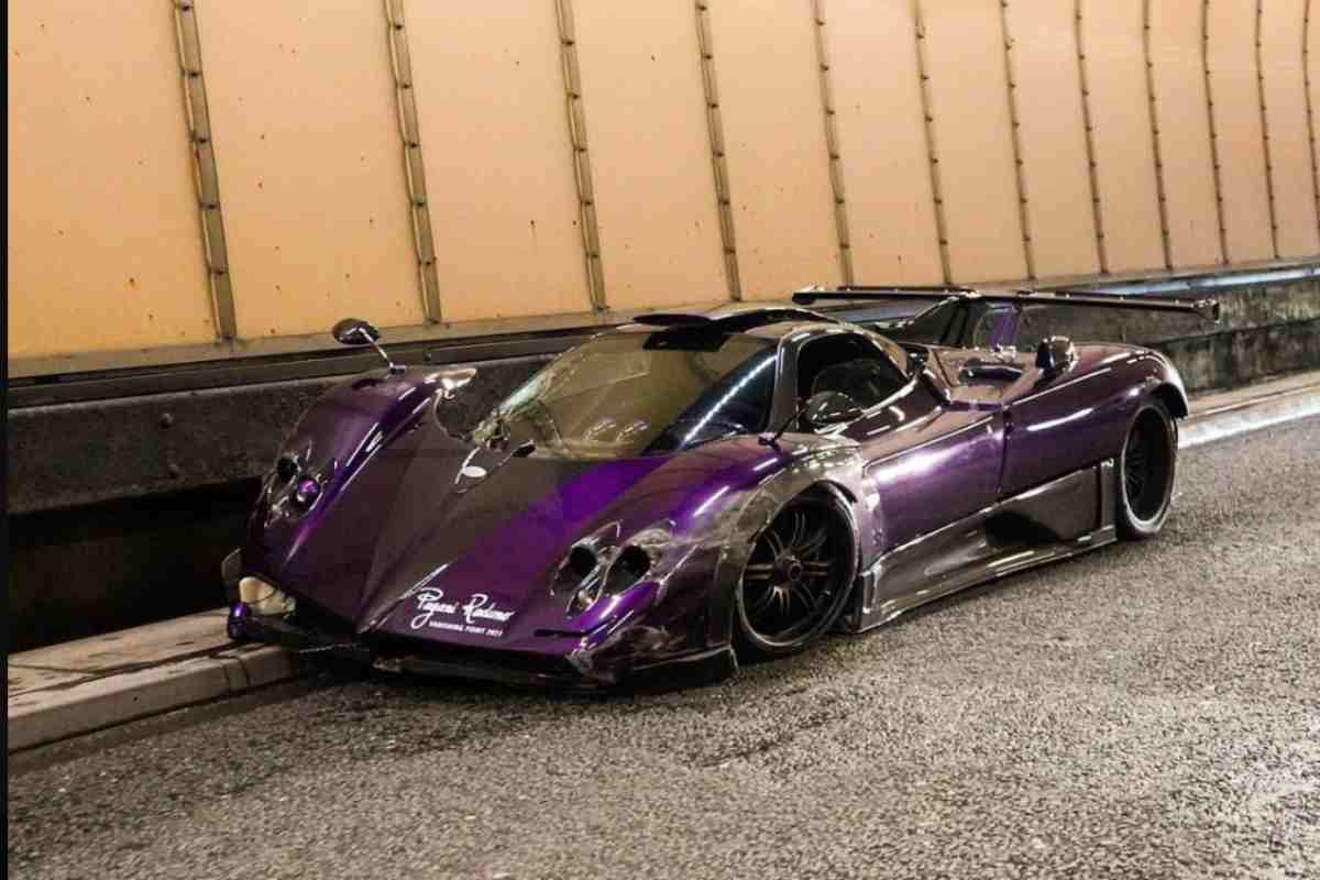 Pagani Hamilton distrutta incidente