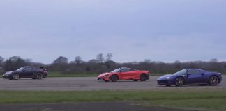 Drag Race Ferrari McLaren Porsche