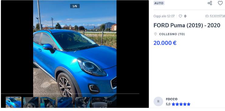 Ford Puma in vendita