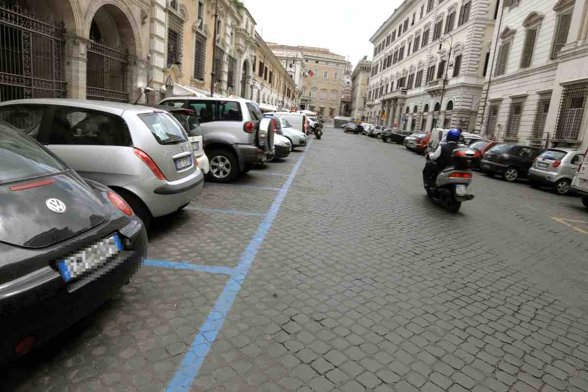 Parcheggio per vetture 