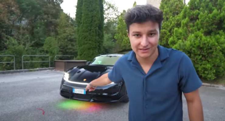 Porsche modificata luci colorate Youtube