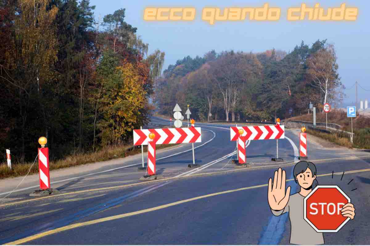 Chiusura della strada