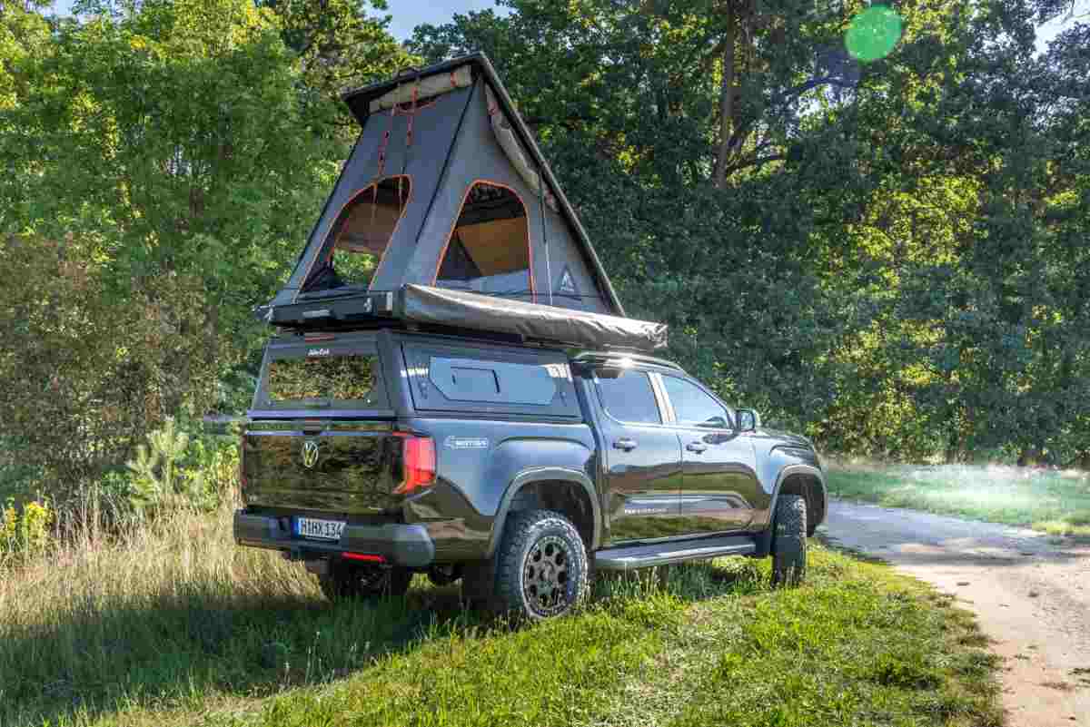 Volkswagen Amarok tenda campeggio