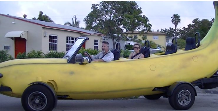 Banana Car modello folle